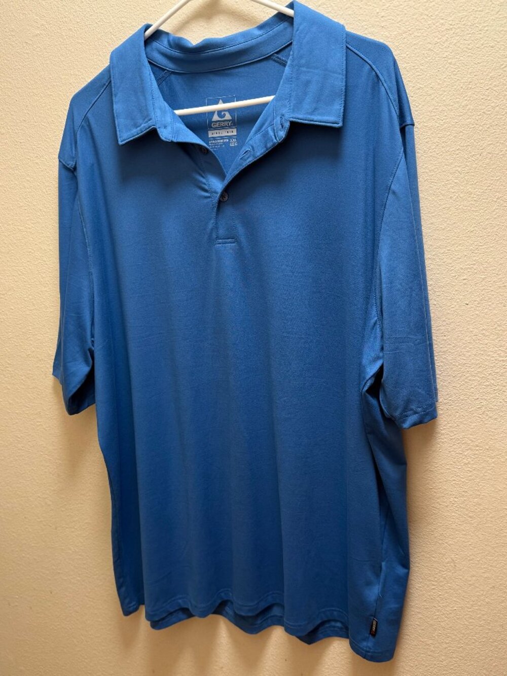 Gerry Men's Polo type shirt Size XXL Teal / Blue / Green Pre-owned EUC Soft